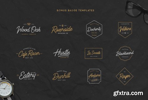 CreativeMarket Outdoors Inks Typeface - 4 Styles 730102