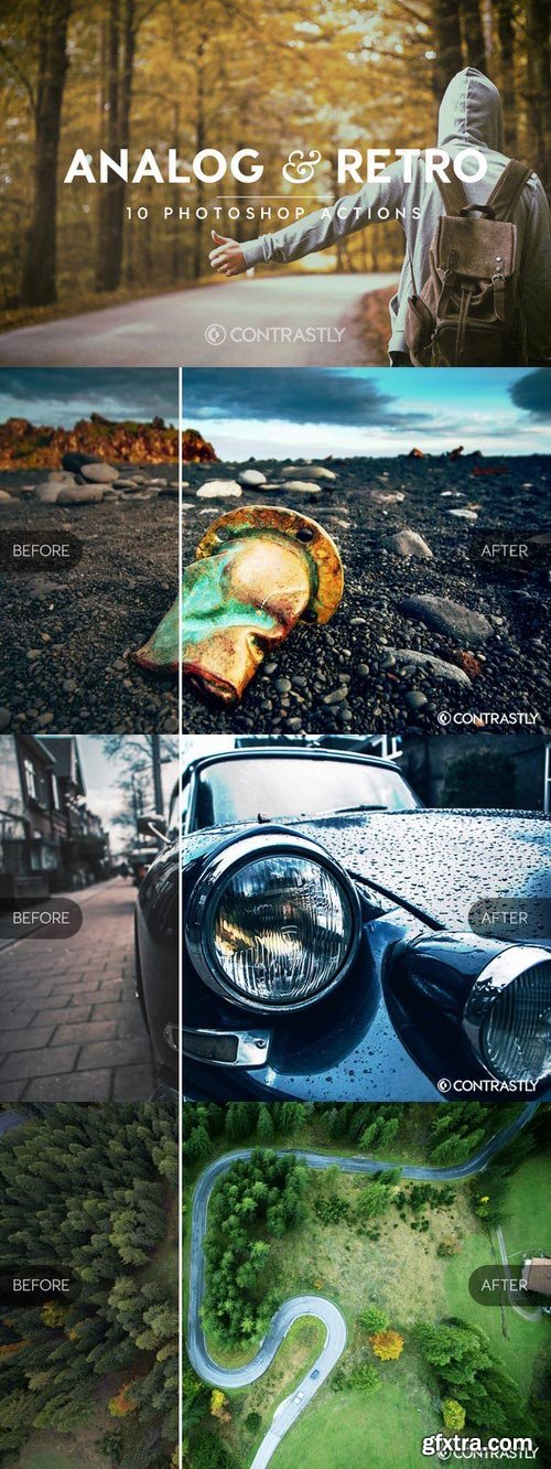 CM - Analog & Retro Photoshop Actions 664814