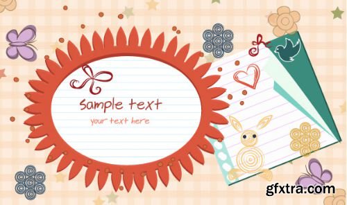 69 Scrapbook Illustrations Set