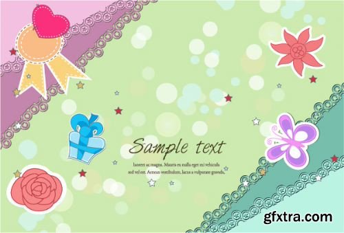 69 Scrapbook Illustrations Set