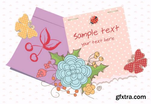 69 Scrapbook Illustrations Set