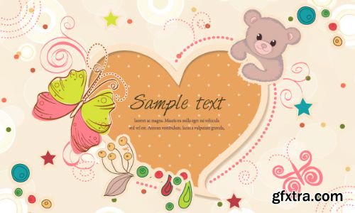 69 Scrapbook Illustrations Set