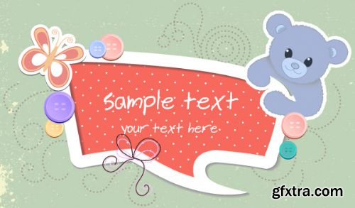 69 Scrapbook Illustrations Set