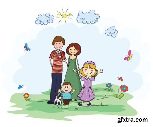 95 Kids Illustrations set 2