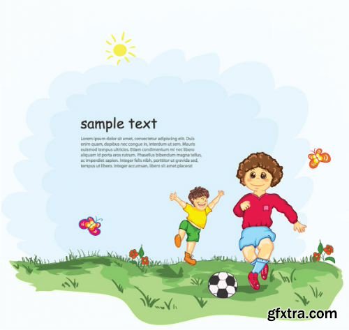 95 Kids Illustrations set 2