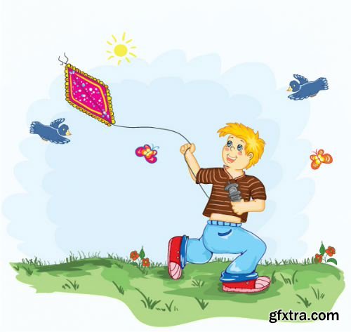 95 Kids Illustrations set 2