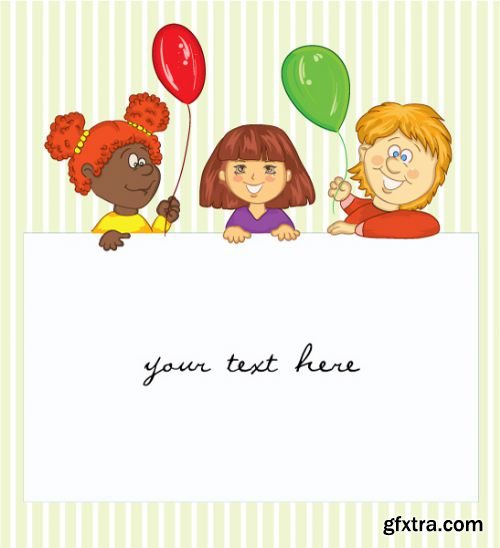 95 Kids Illustrations set 2