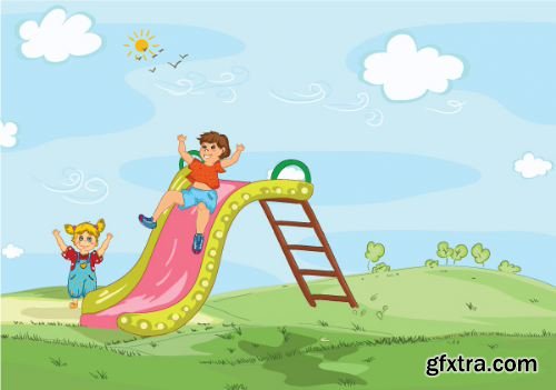 95 Kids Illustrations set 2