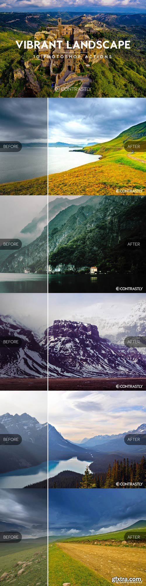 CM - Vibrant Landscape Photoshop Actions 664821