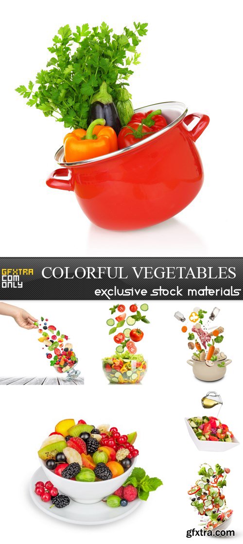 Colorful Vegetables - 7 UHQ JPEG