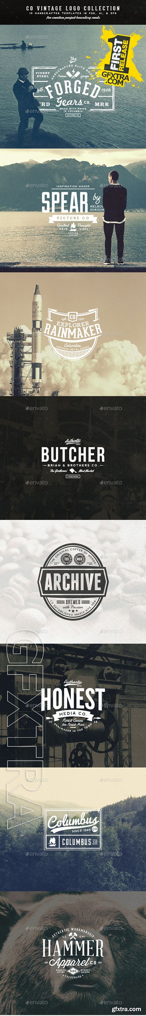 Graphicriver - Co Vintage Logo Collection 8888722