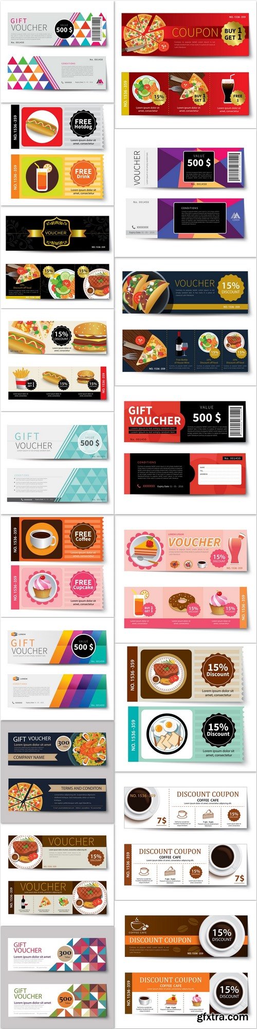 Bakery voucher discount template design 2