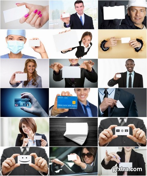 Collection a businessman business woman with business card presentation the presentation 25 HQ Jpeg