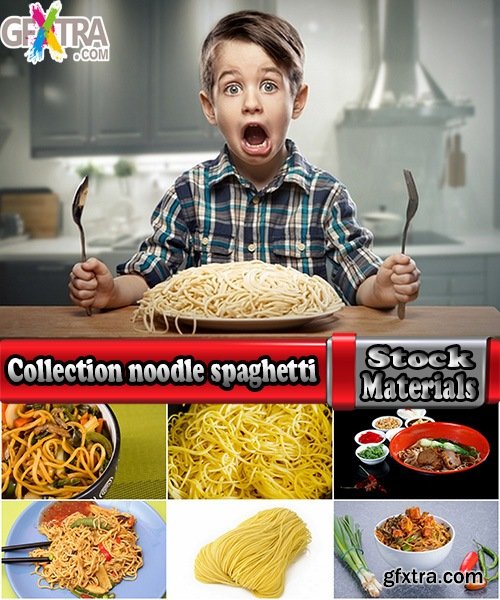 Collection vermicelli noodle salad soup spaghetti different pasta dish 25 HQ Jpeg