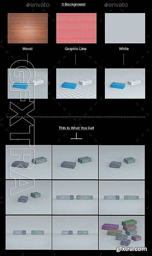 GraphicRiver - MyBox Set Mock-Up 04 8801208