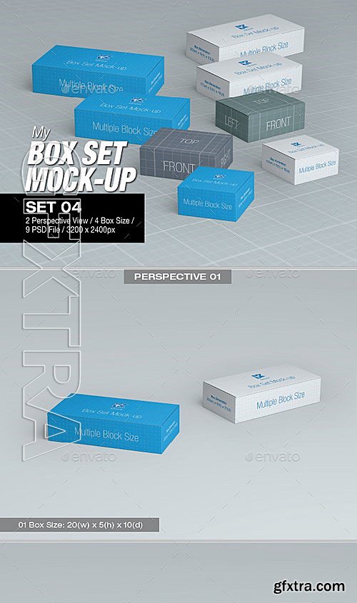 GraphicRiver - MyBox Set Mock-Up 04 8801208