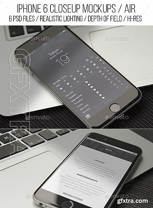 GraphicRiver - Phone 6 Closeup Mockups Air 12176103