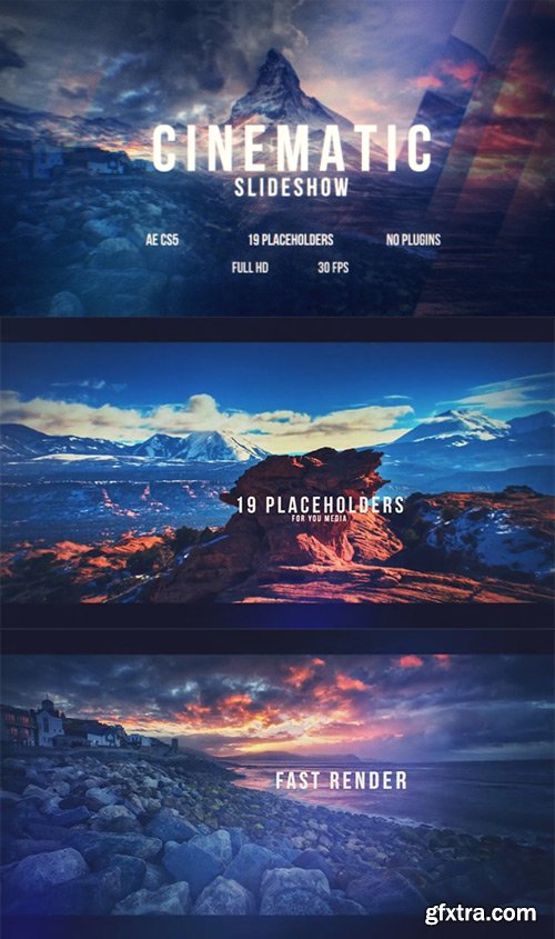 Videohive - Cinematic Slideshow - 16382418