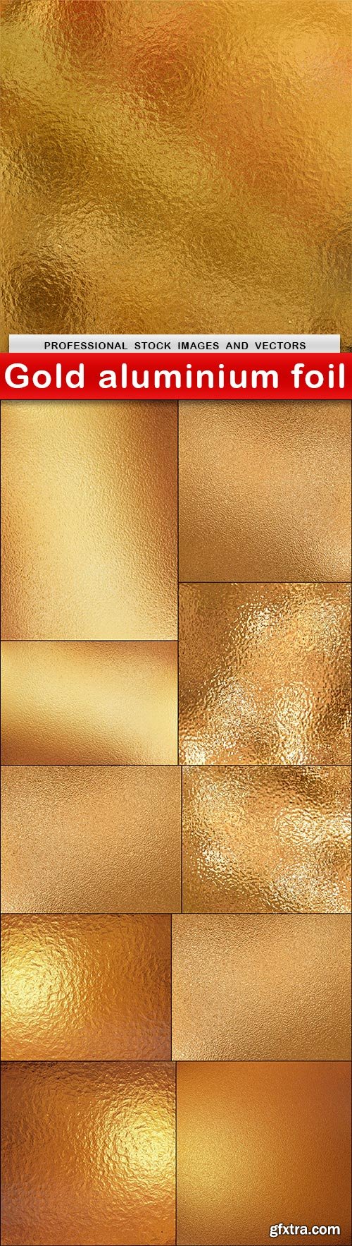 Gold aluminium foil - 11 UHQ JPEG