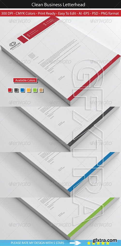 Graphicriver - Corporate Advance Letterhead 8569441