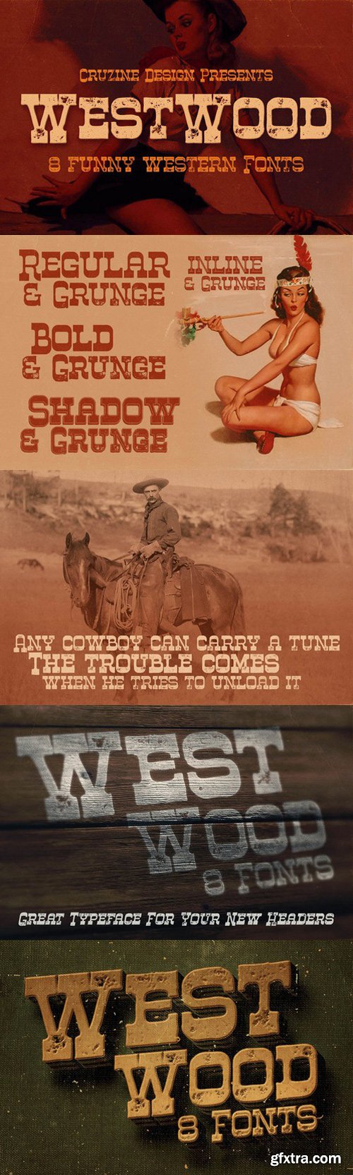 CM - Westwood - Funny Western Font 731003