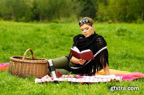 Collection business lady in the meadow grass field 25 HQ Jpeg