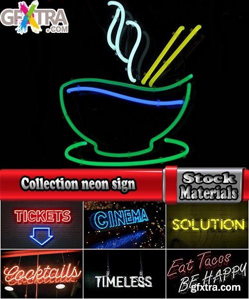 Collection neon sign filament inert gas 25 HQ Jpeg