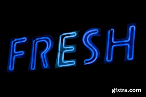 Collection neon sign filament inert gas 25 HQ Jpeg