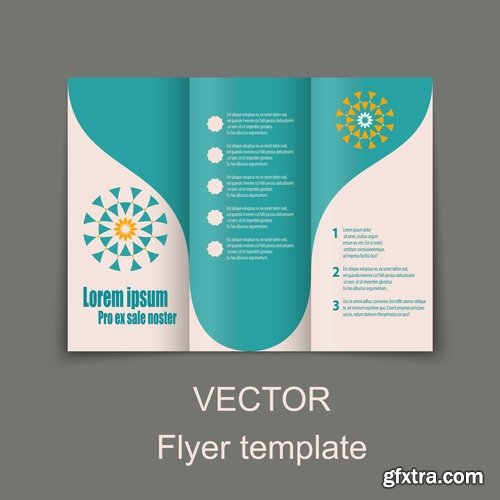 Collection banner flyer brochure template example farm farming 25 EPS