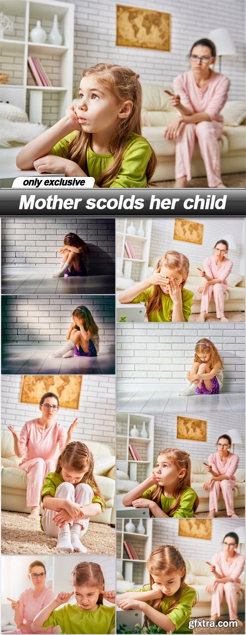 Mother scolds her child - 8 UHQ JPEG