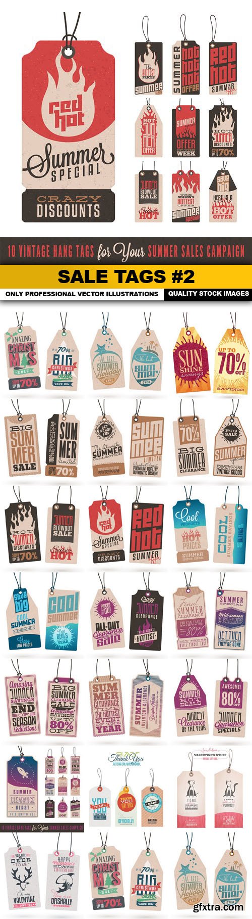 Sale Tags #2 - 20 Vector