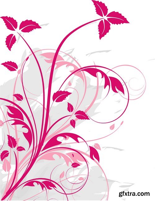 Floral background 10X EPS