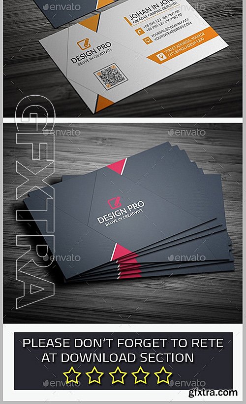 GraphicRiver - Corporate Business Card 12800328