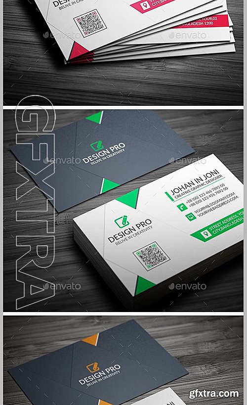 GraphicRiver - Corporate Business Card 12800328