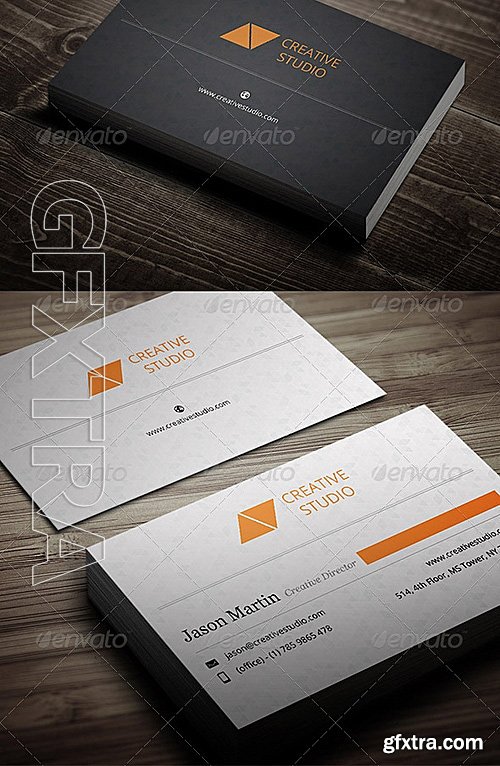 GraphicRiver - Dual Clean Corporate Business Card - 05 5563266