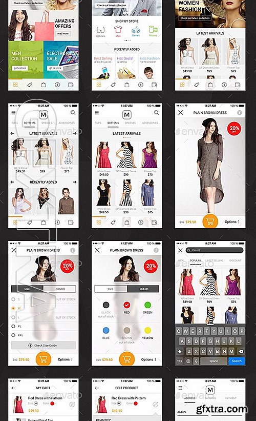 GraphicRiver - Sweet Redesign Of M-Commerce 11357381