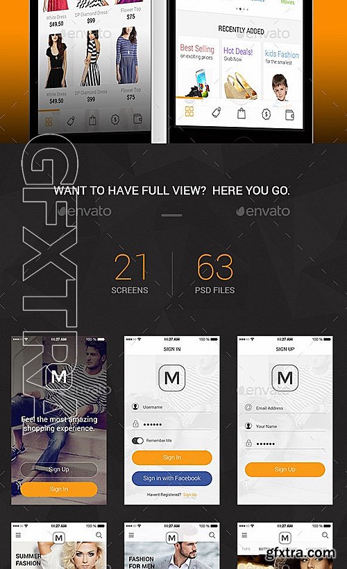 GraphicRiver - Sweet Redesign Of M-Commerce 11357381