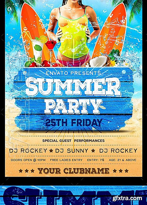 GraphicRiver - Summer Party Flyer 11581095