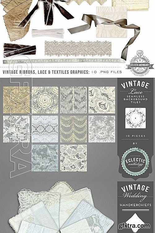 CM - Lace & Textile Mega Bundle 728069