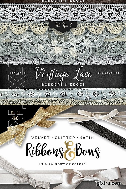 CM - Lace & Textile Mega Bundle 728069