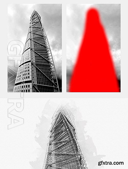 GraphicRiver - Architect Photoshop Action - Sketch Effect Creator 16564946