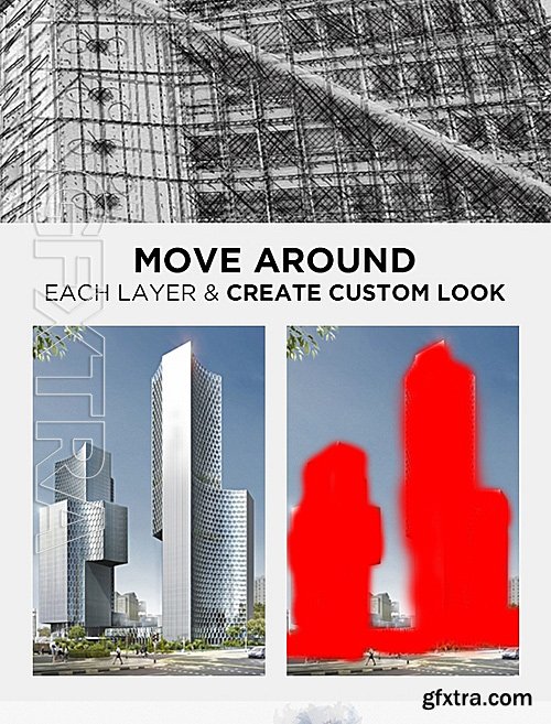 GraphicRiver - Architect Photoshop Action - Sketch Effect Creator 16564946