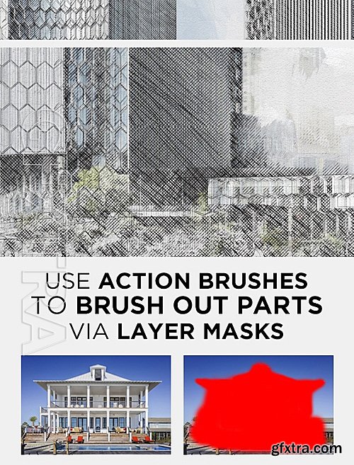 GraphicRiver - Architect Photoshop Action - Sketch Effect Creator 16564946