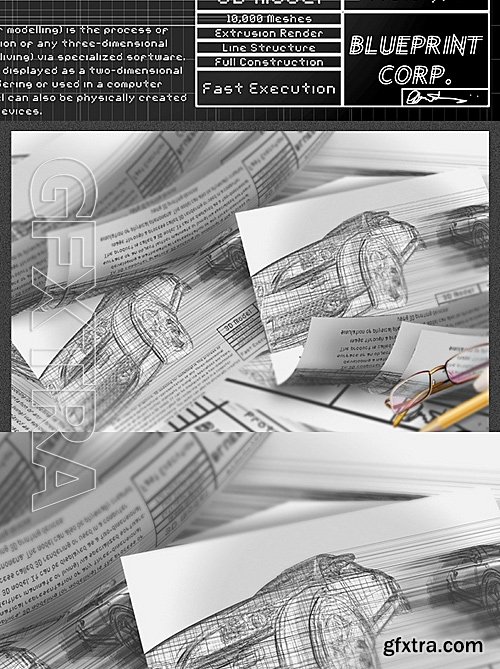 GraphicRiver - Blueprint Photoshop Action – Designers Edition 16562645