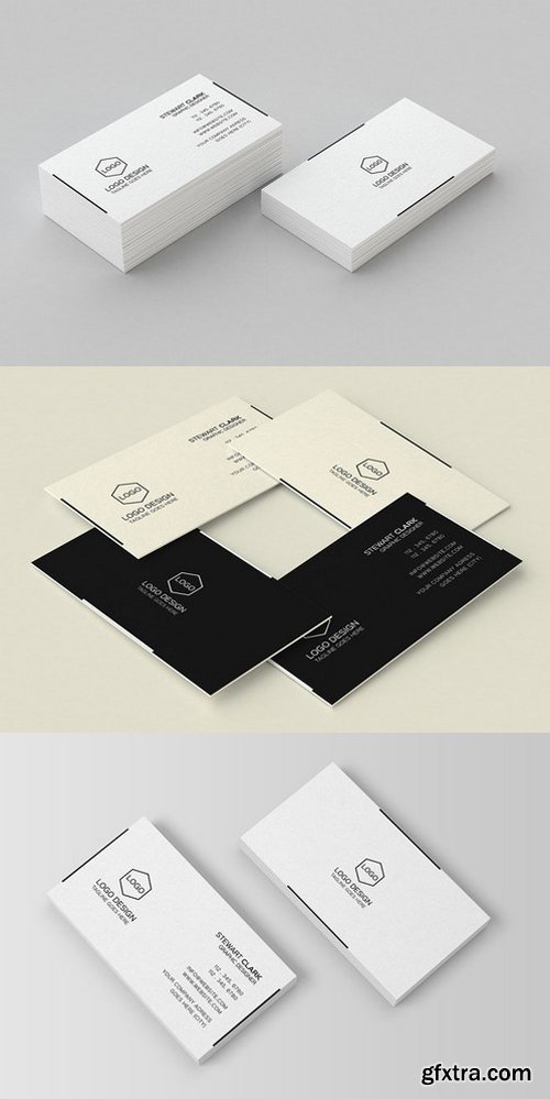 CM - Simple Minimal Business Card Design 472563