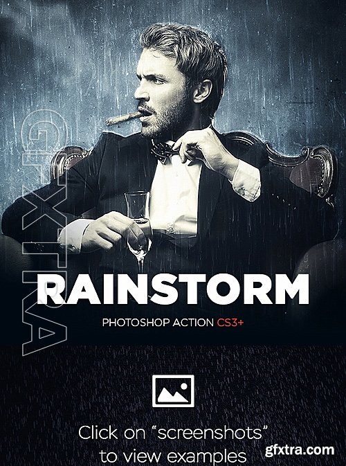 GraphicRiver - Rainstorm Photoshop Action 16565648