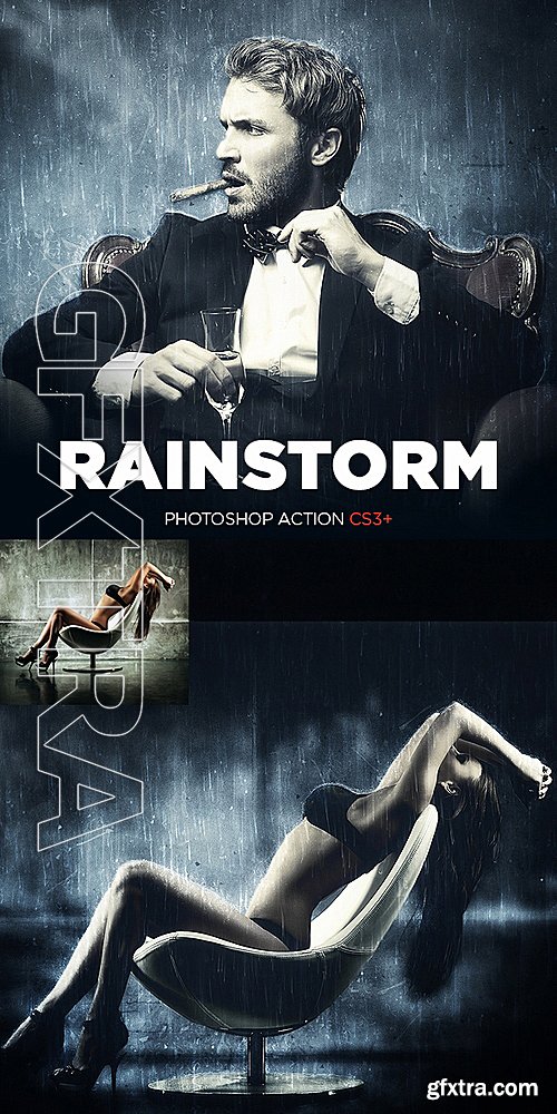 GraphicRiver - Rainstorm Photoshop Action 16565648