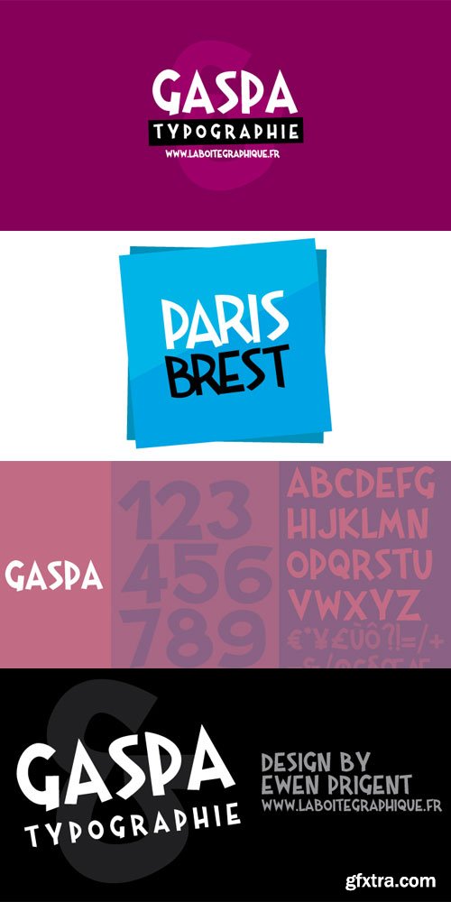 Gaspa Font Family $70