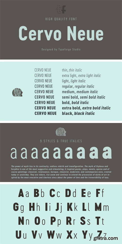 Cervo Neue Font Family