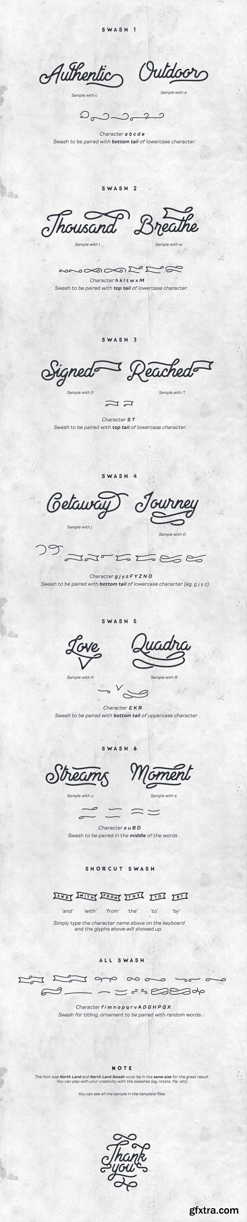 CM 703995 - North Land Typeface - Font Bundle